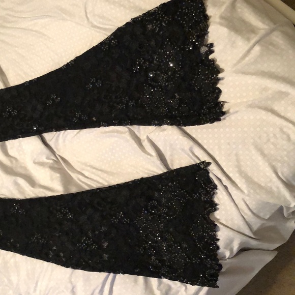NURIELLE Black sequin pants #4